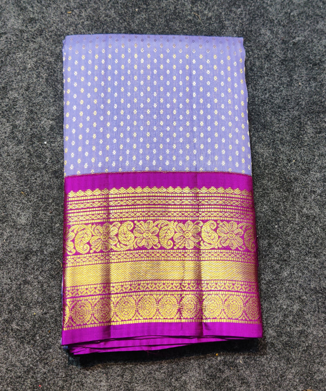 Kanchi pure kuttu border Saree - KMP1299