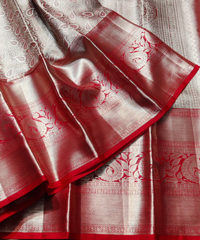 Kanchi Pattu Wedding Sarees @50% Off -KMP1957