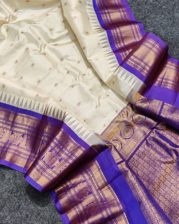 Gadwal Handloom pure silk- GPS46