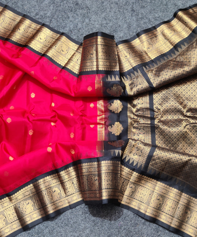 Gadwal Handloom Pure silk saree - GPS159