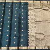 Kanchi pattu small border saree - KMP274