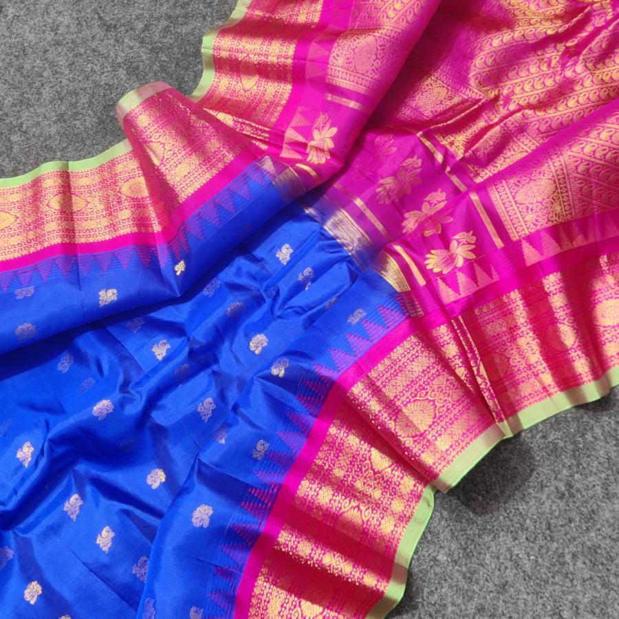 Gadwal Handloom Pure silk saree - GPS07