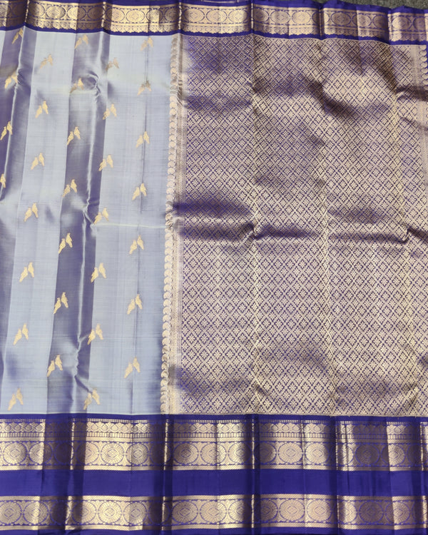 Kanchi Vintage Gap border pattu - KMP296 alternate view