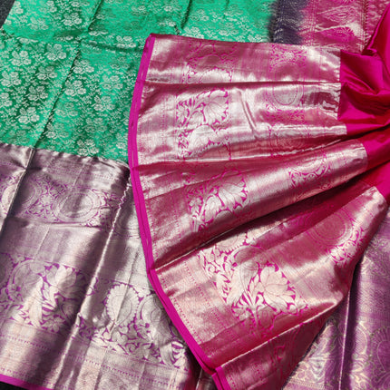 Kanchi pattu half fine bridal wear saree HF21