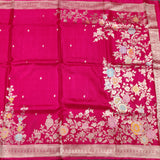 Crepe Banaras silk saree -BS01