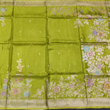 Crepe Banaras silk saree -BS07