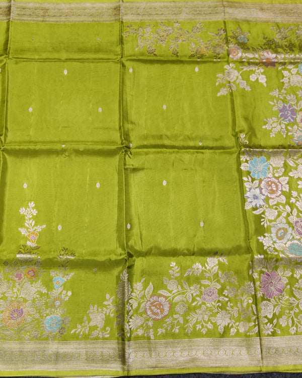 Crepe Banaras silk saree -BS07 alternate view