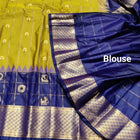 Gadwal Semi Silk Saree with Zari Checks – GSM03 at Jyothi Saree Mandir
