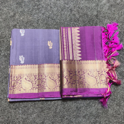 Meenakari kanchi lightweight pattu Saree - KMP3127