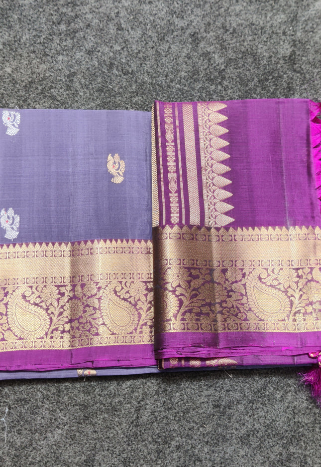 Meenakari kanchi lightweight pattu Saree - KMP3127
