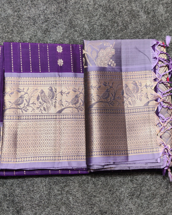 Meenakari kanchi lightweight pattu Saree - KMP18