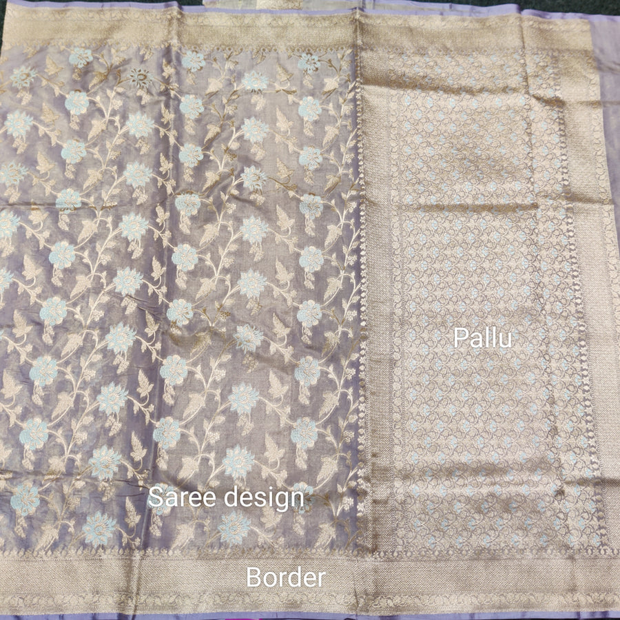 Banaras Tissue Allover Meenakari - BRS47