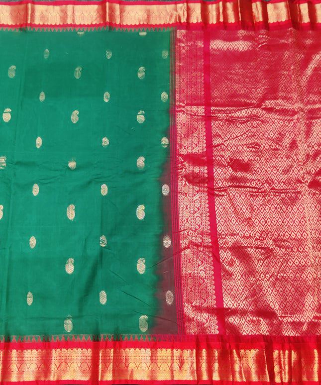 Gadwal cotton Silk Saree - GC04
