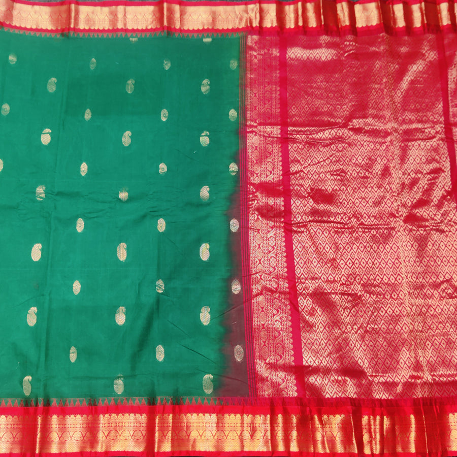 Gadwal cotton Silk Saree - GC04