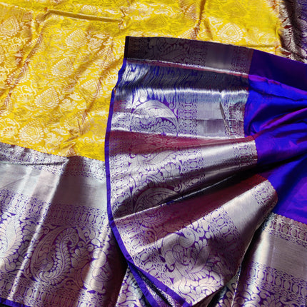 Kanchi pattu half fine Bridal Saree -HF279