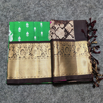 Meenakari kanchi lightweight pattu Saree - KMP3169