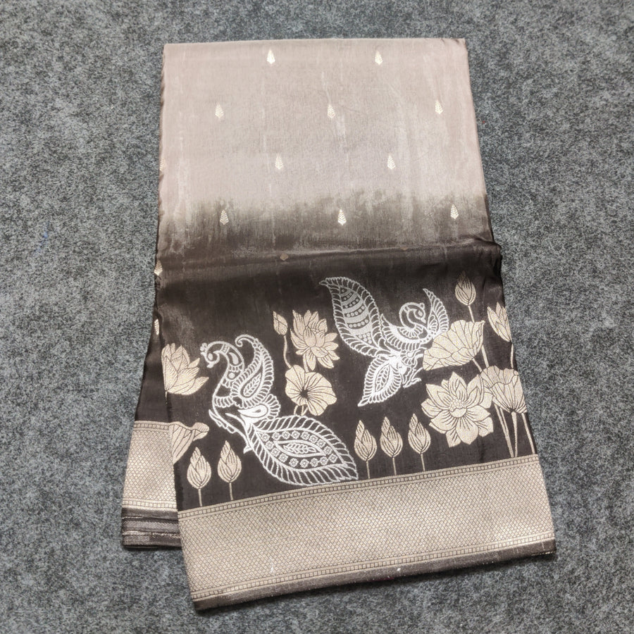 Satin Silk Saree- SA10