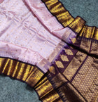 Gadwal check design pure silk- GPS41