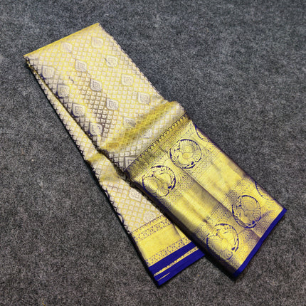 Kanchi Pattu Wedding Sarees @30% Off -KMP972