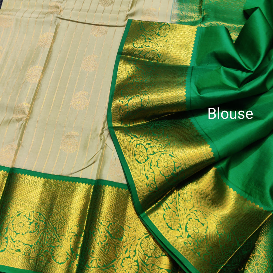 50% off Kanchi kuttu vintage Handloom saree - KMP92