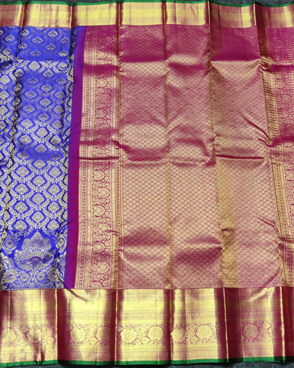 Kanchi Meenakari Brocade Pure handloom Silk Saree - KMP3210 alternate view