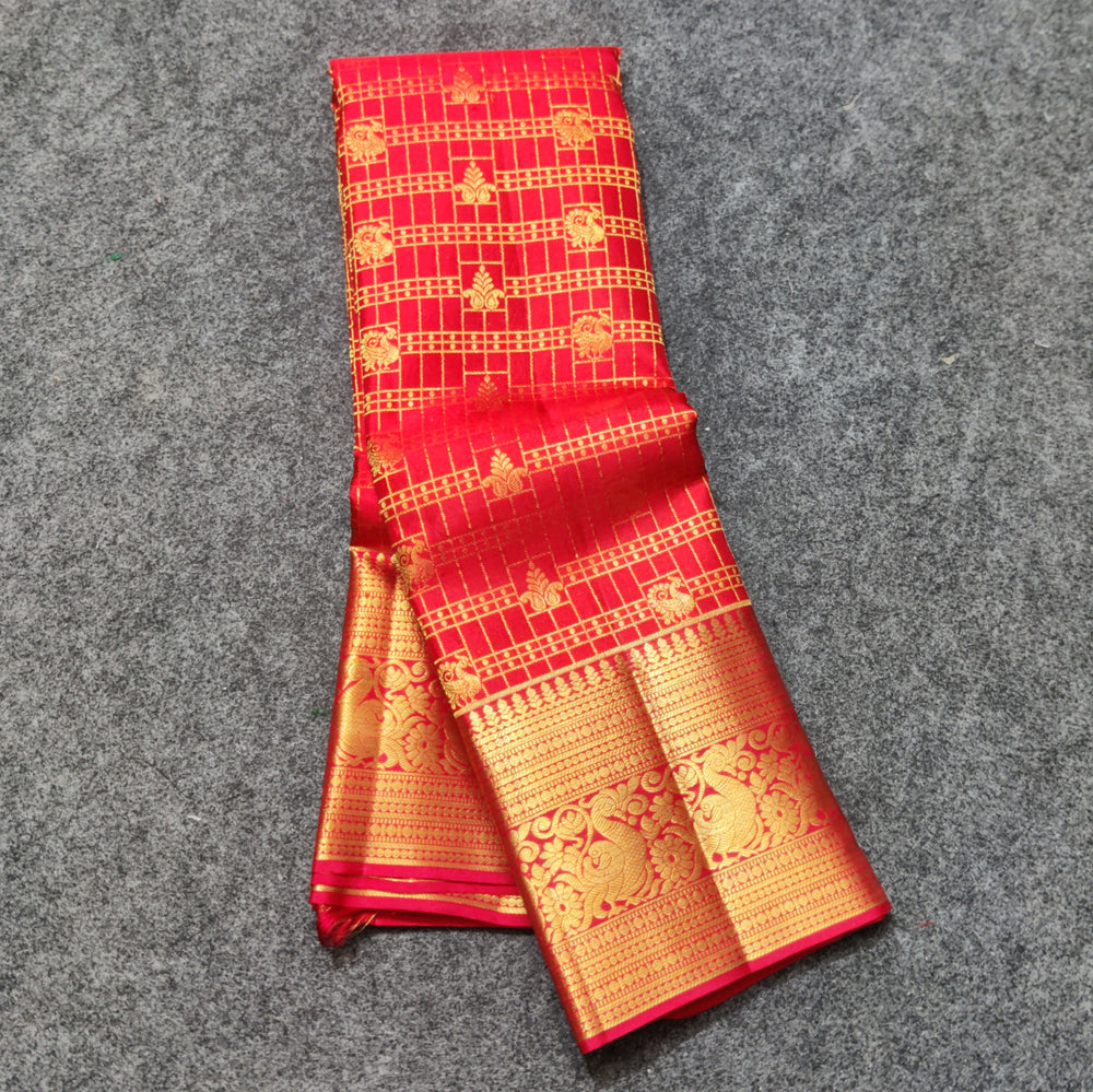 Kanchi Vintage Handloom Pattu Saree - KMP61