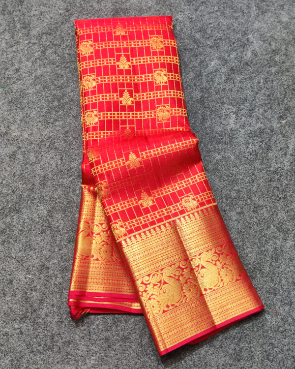 Kanchi Vintage Handloom Pattu Saree - KMP61