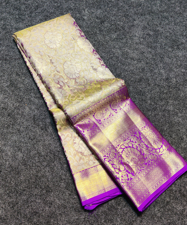 Kanchi Pattu Wedding Sarees @30% Off -KMP960