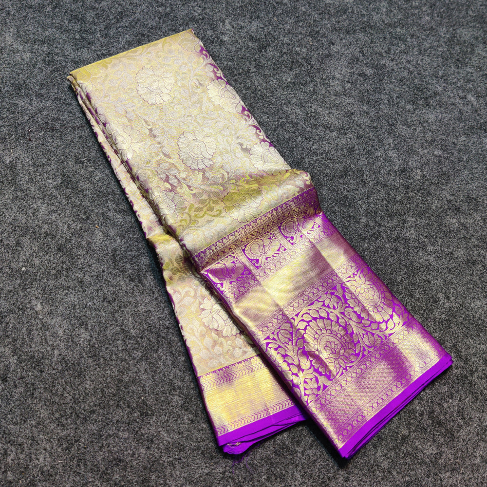Kanchi Pattu Wedding Sarees  -KMP960
