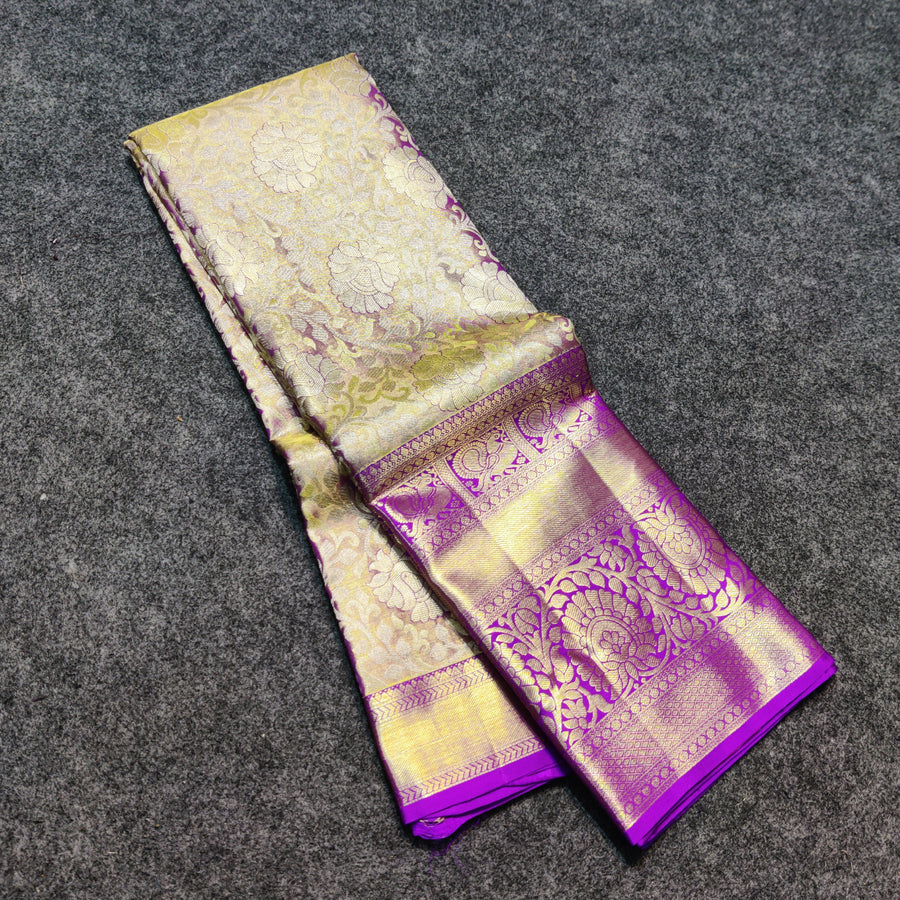 Kanchi Pattu Wedding Sarees @30% Off -KMP960