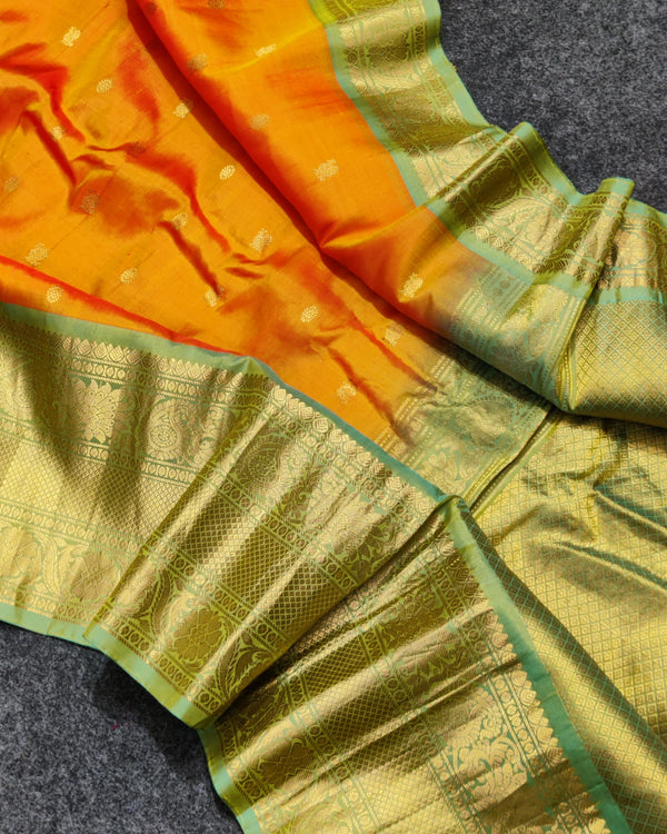 Gadwal Handloom pure silk- GPS03
