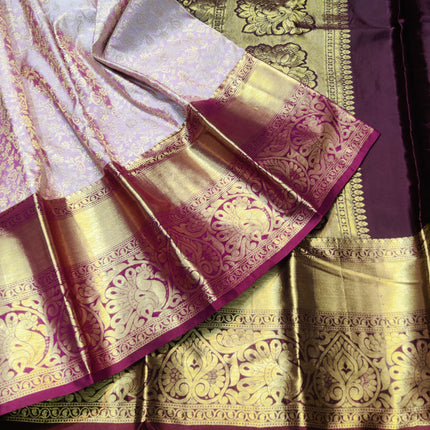 Kanchi pattu half fine bridal wear saree HF29