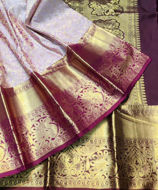 Kanchi pattu half fine bridal wear saree HF29