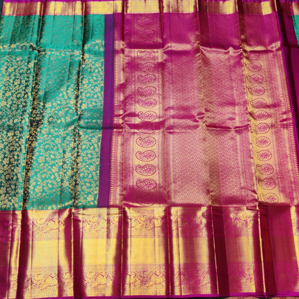 Kanchi Meenakari Brocade Pure handloom Silk Saree - KMP1990