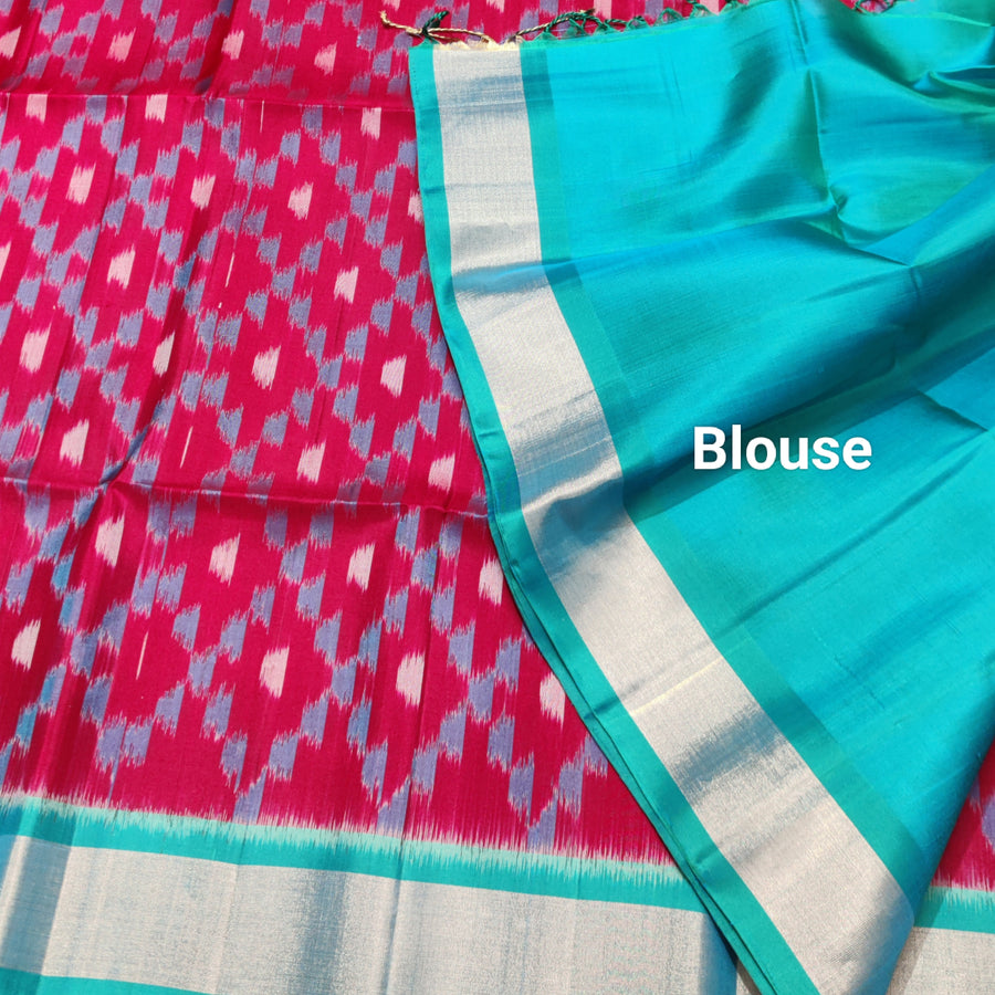 Ikkath Pure handloom silk saree - IKT12