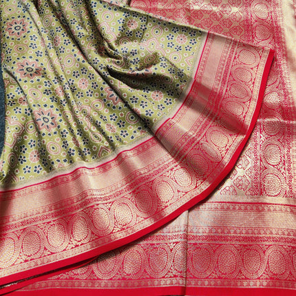 Kalamkari Silk saree - KM04