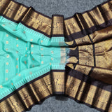 Gadwal check design pure silk- GPS28