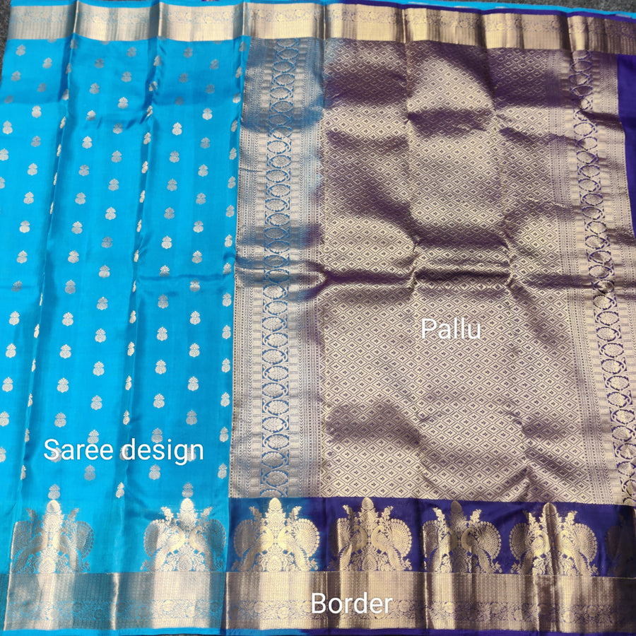 40% Off Kanchi Pure silk Saree - KMP371