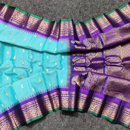 Gadwal Handloom Sico Silk Saree - GS168