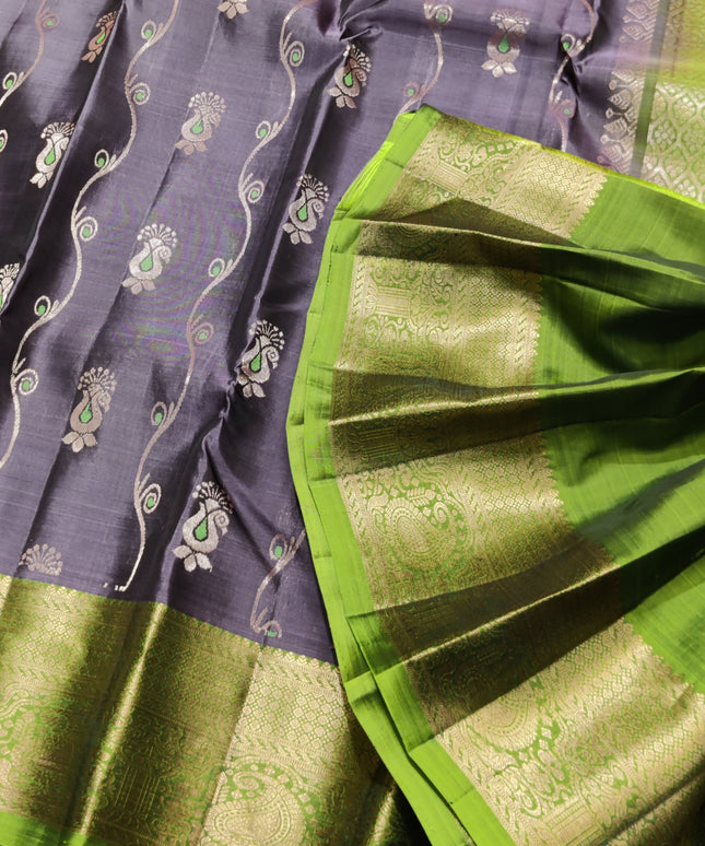 Meenakari kanchi lightweight pattu Saree - KMP307