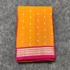 Kanchi pattu small border saree - KMP249