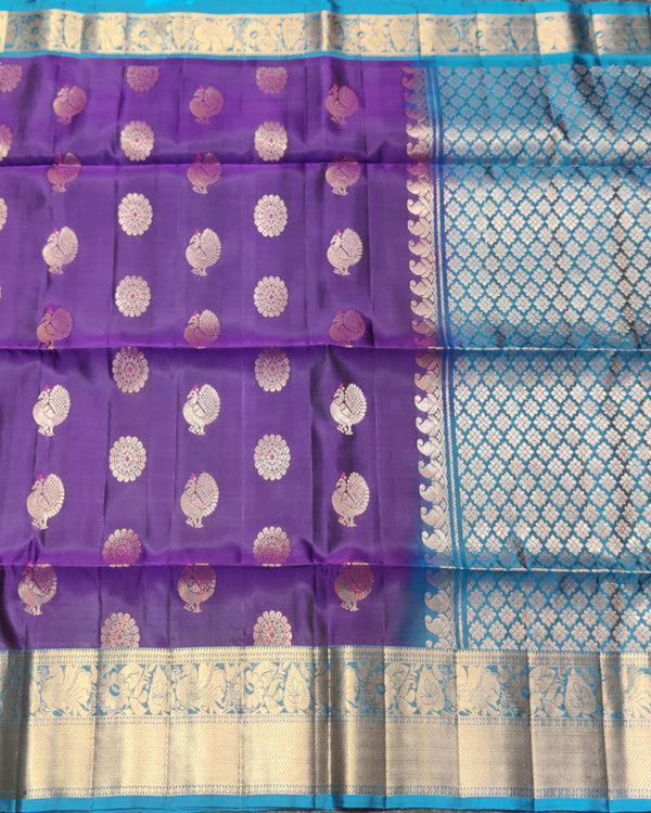 Kanchi Meenakari Handloom Lightweight Pure Silk Saree – KMP256 alternate view