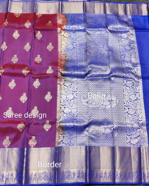 30%Off Kanchi pattu saree - KMP19 alternate view