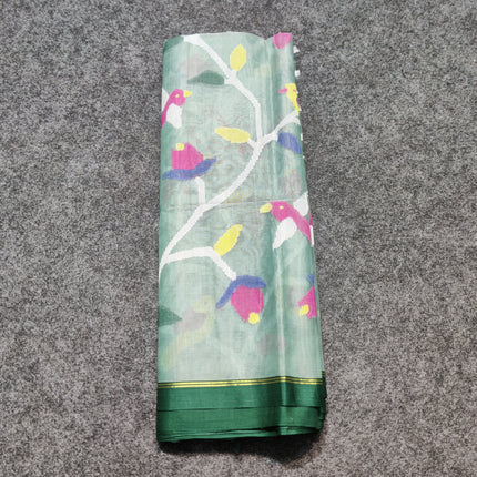 Jamdani handloom pure silk - JM12