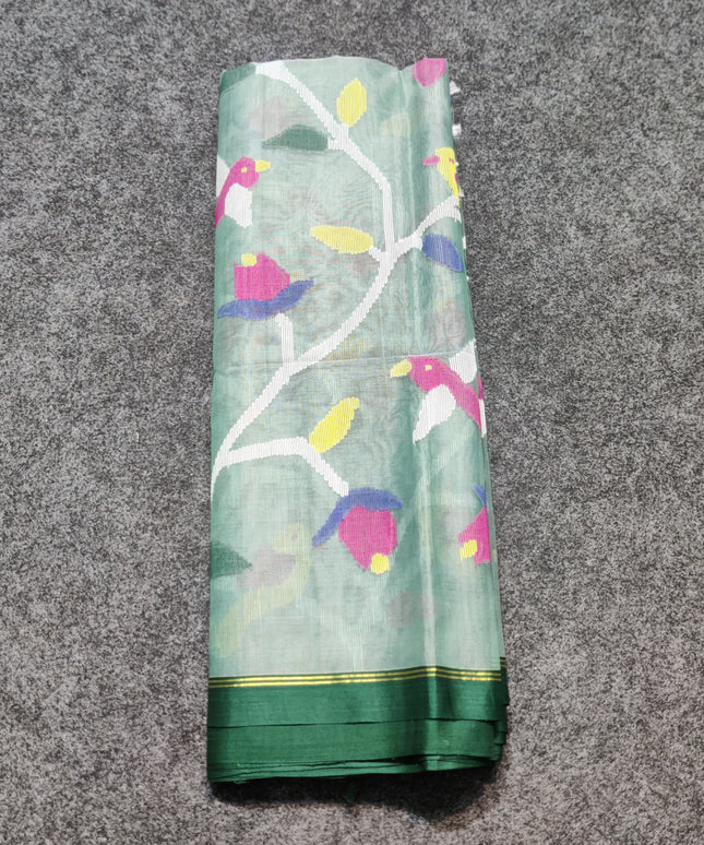 Jamdani handloom pure silk - JM12