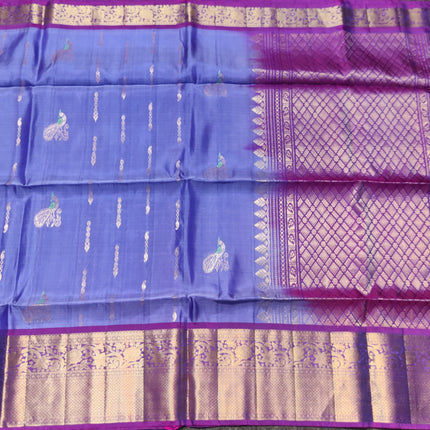 Meenakari kanchi lightweight pattu Saree - KMP3063
