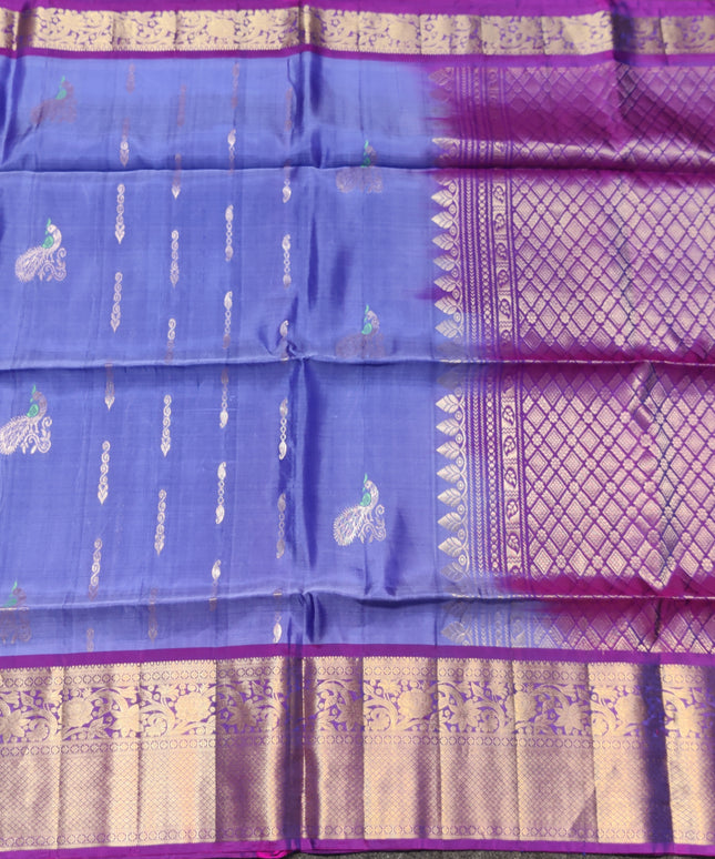 Meenakari kanchi lightweight pattu Saree - KMP3063