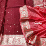 Chinon crepe silk saree -C17