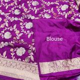 Banaras Katan Allover Meenakari - BRS43
