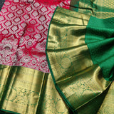 Kanchi Meenakari Brocade Pure handloom Silk Saree - KMP3215